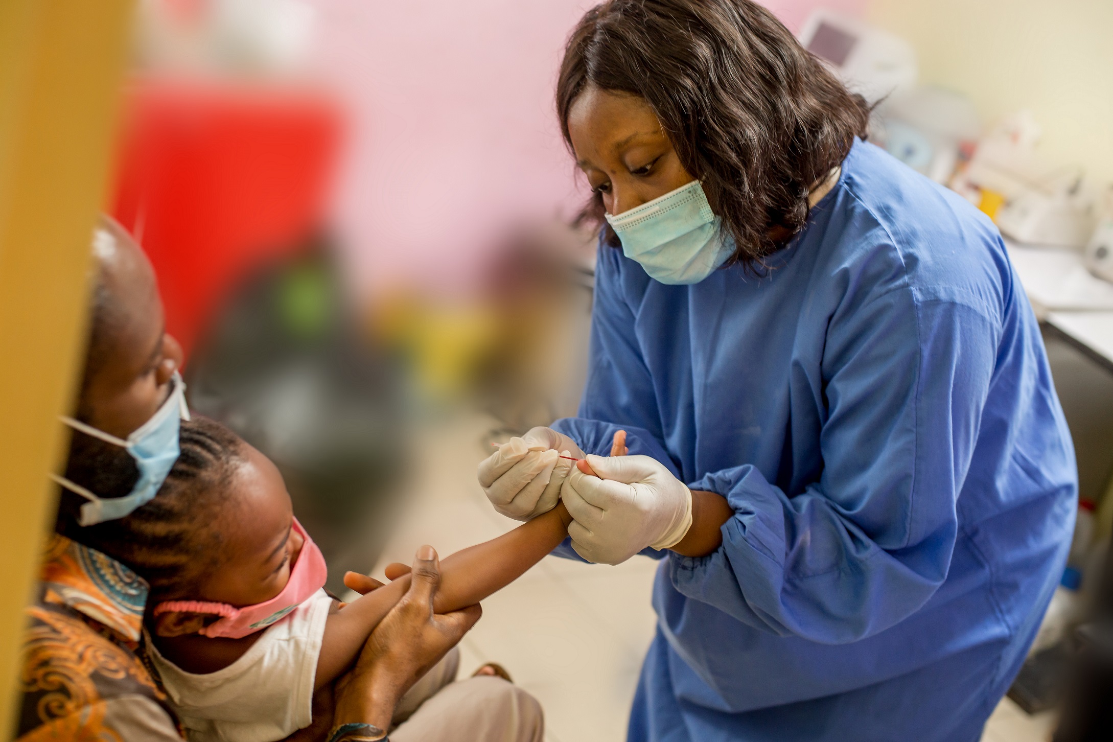 Limi clinician reassuring a child during care