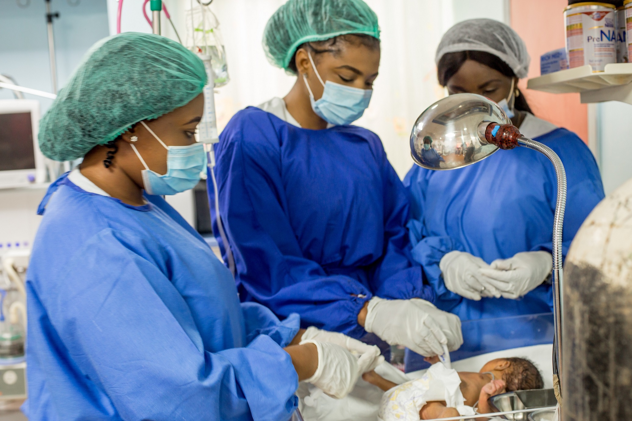 Paediatric surgical team at Limi